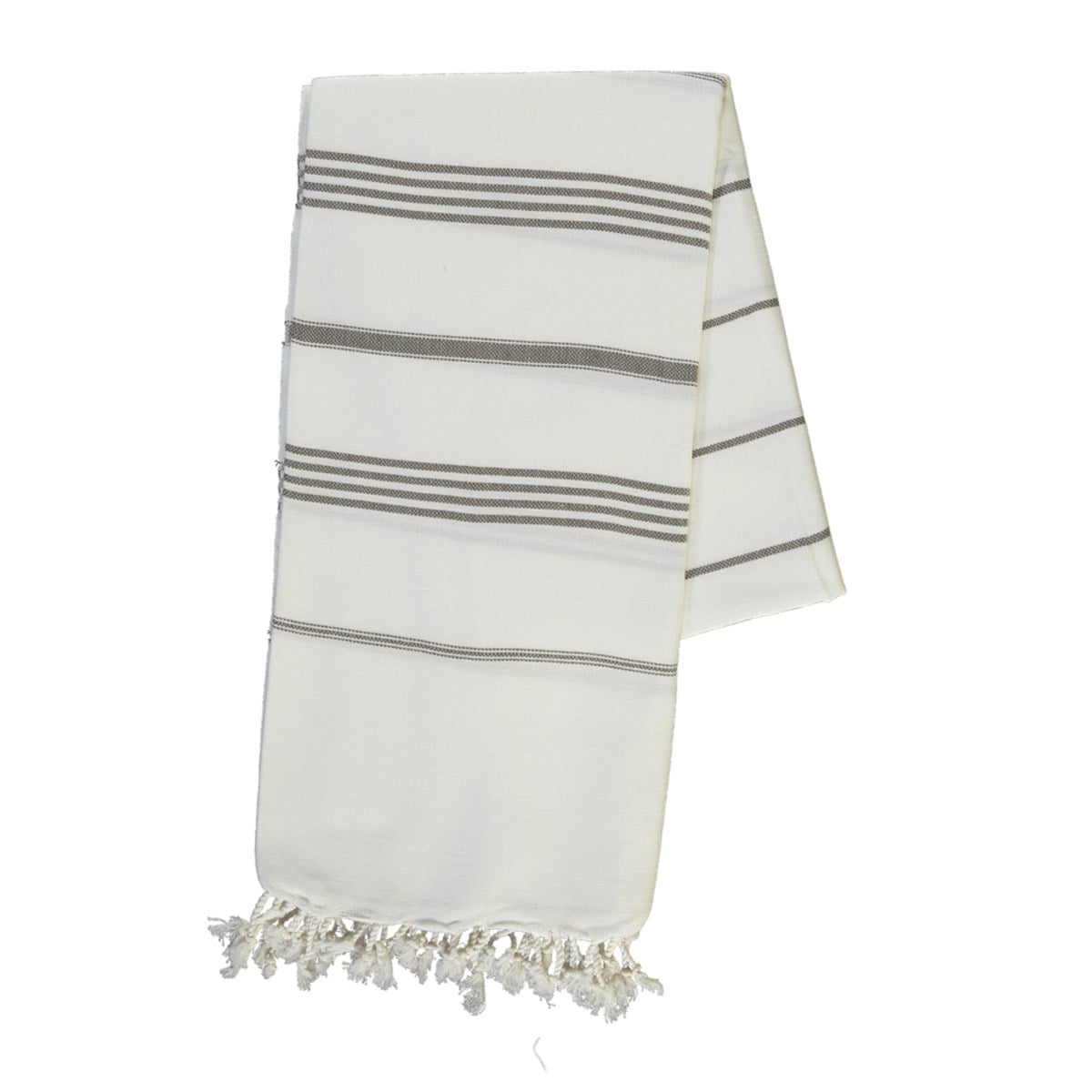 Leyla Peshtemal White - Khaki