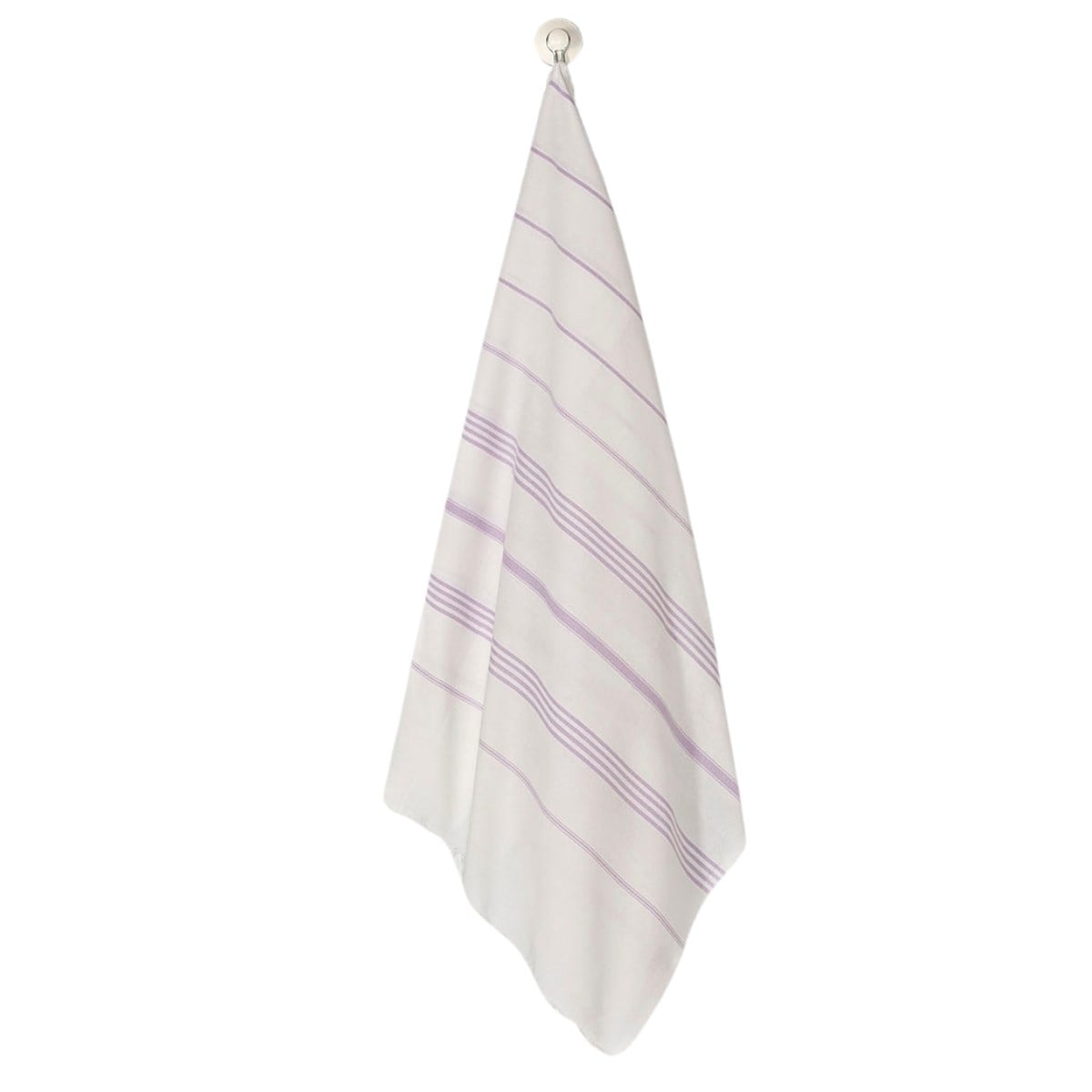 Leyla Peshtemal White - Lilac