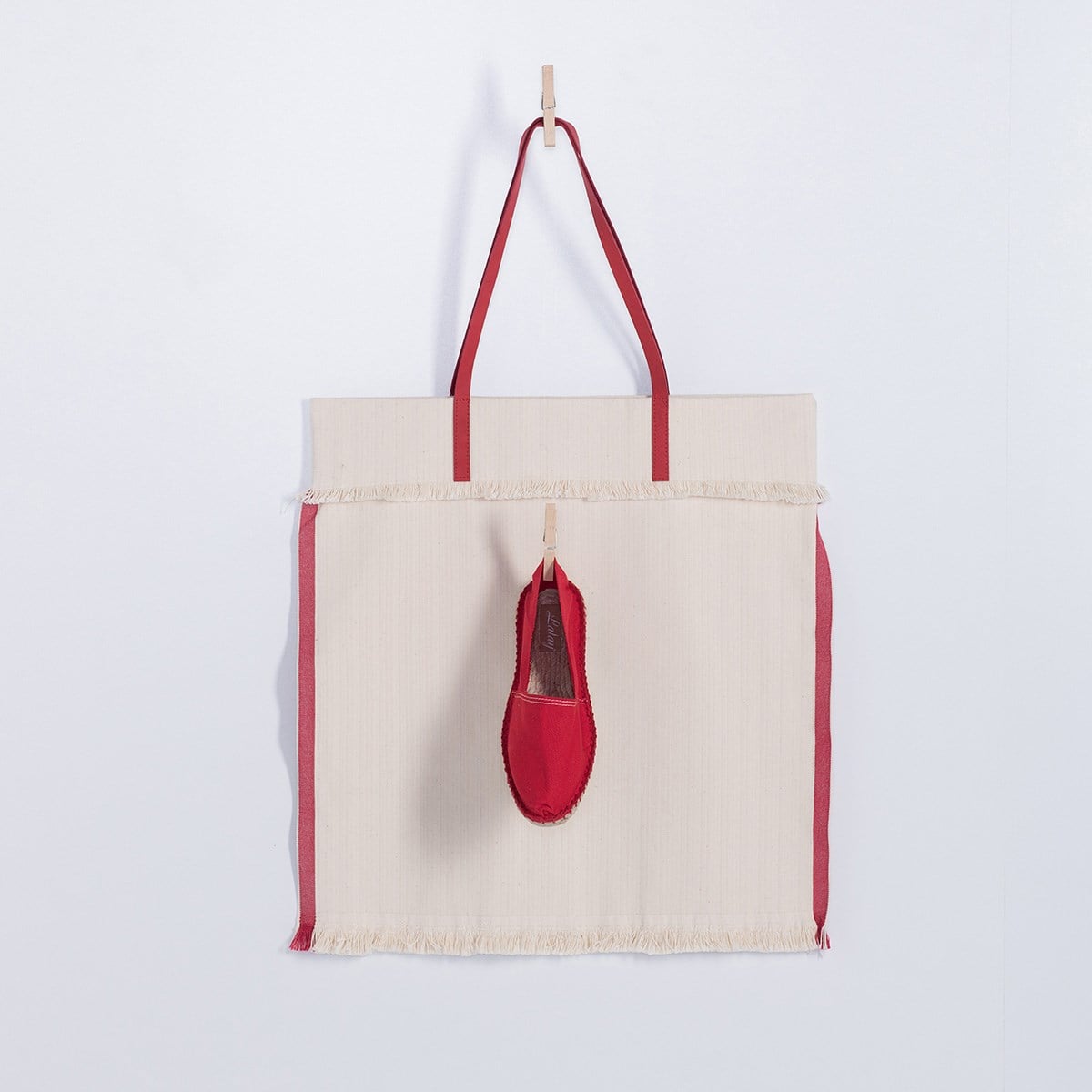 Mars Bag Natural - Red