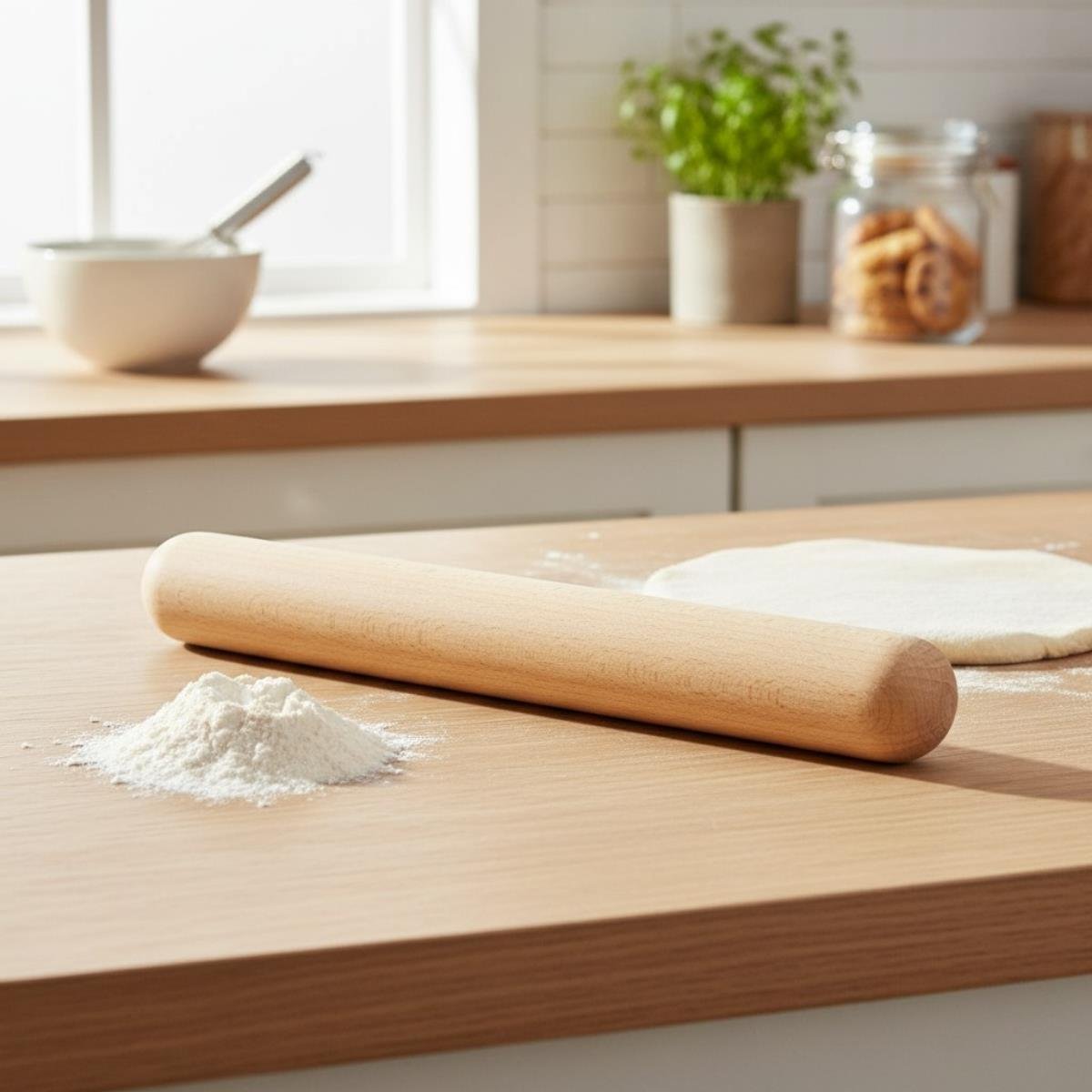 Solid Wooden Roller Sade Home Accessories Natural