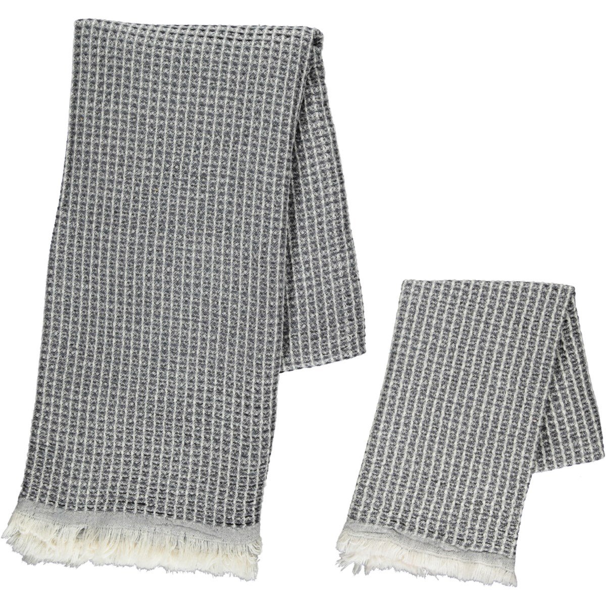 Waffle Peshtemal Dark Grey
