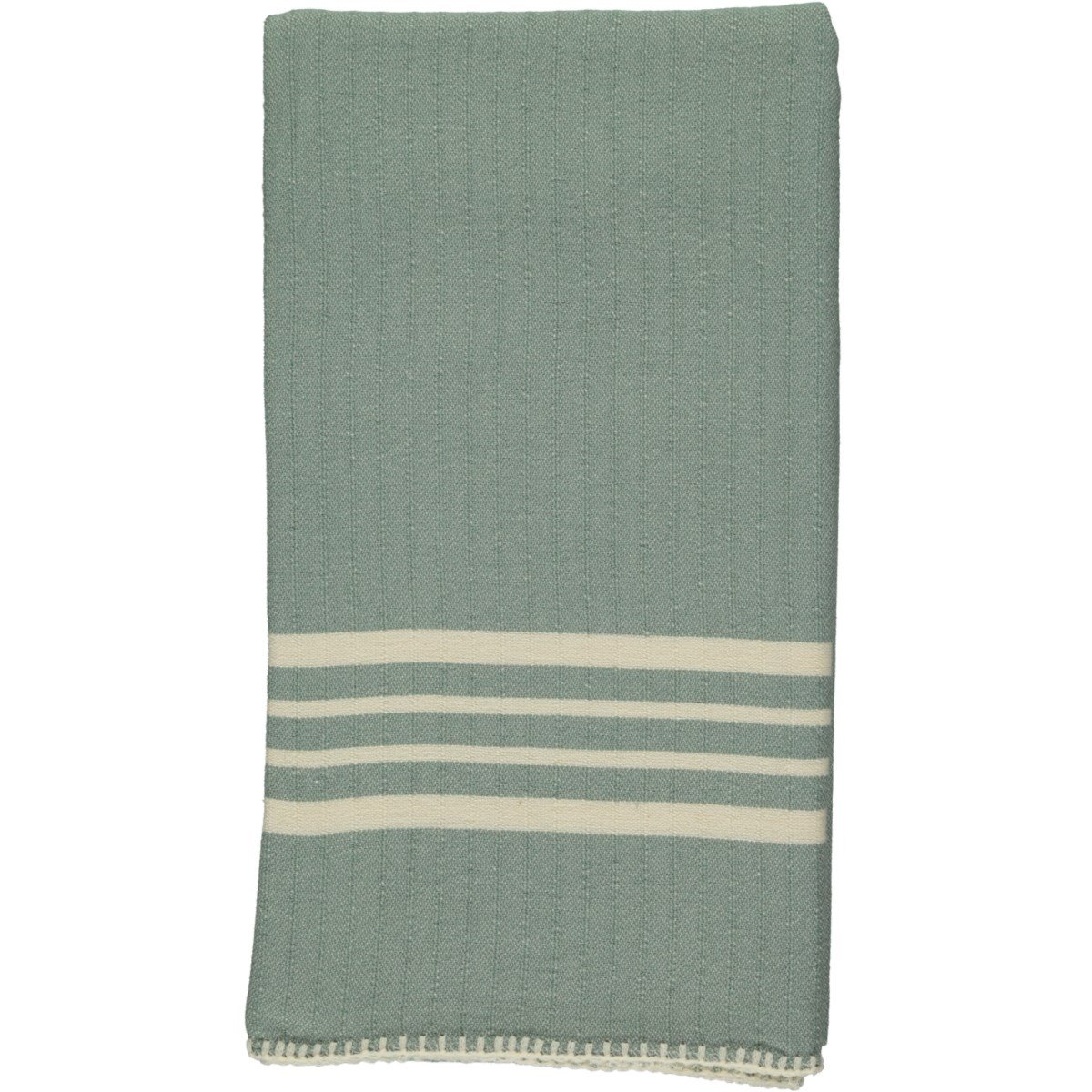 Sultan Stitched Peshtemal Almond Green