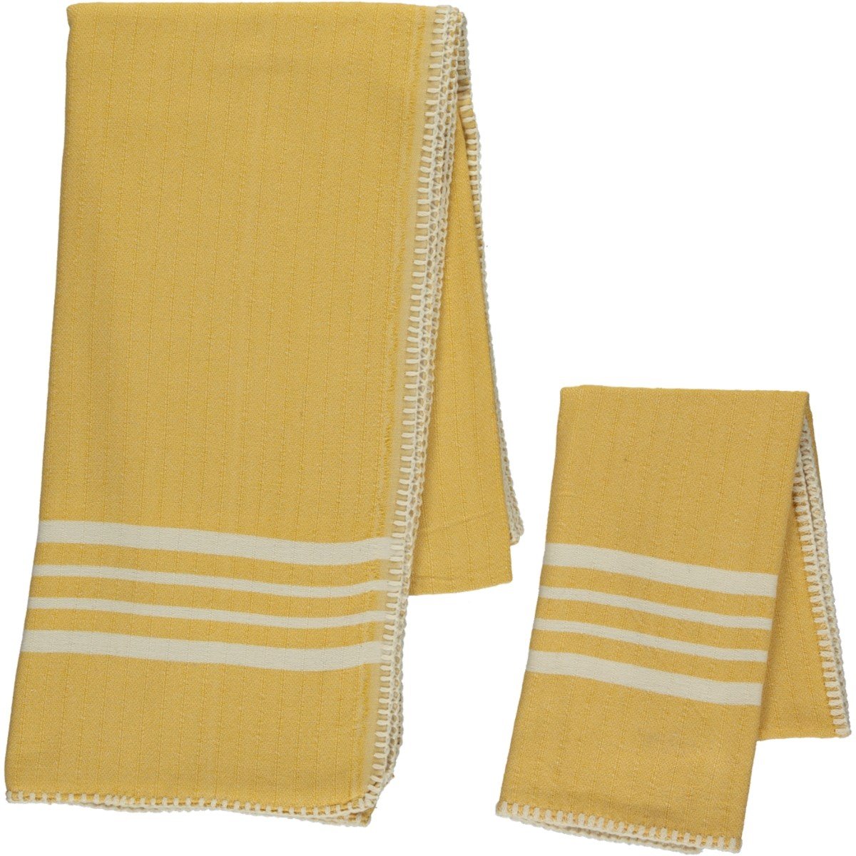 Sultan Stitched Peshtemal Yellow