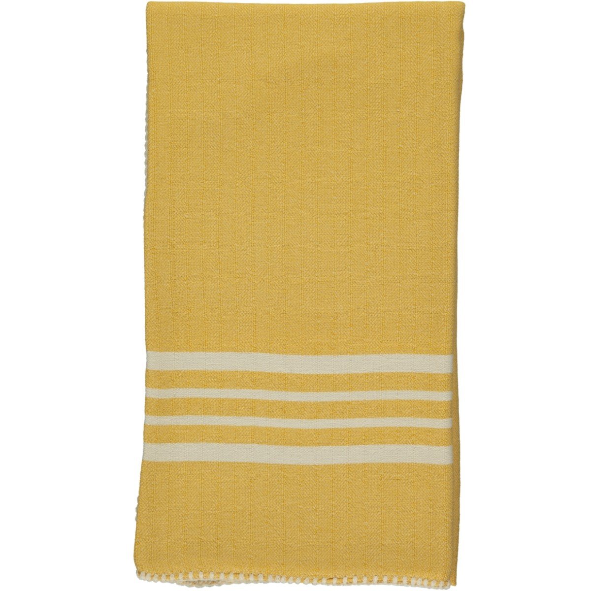 Sultan Stitched Peshtemal Yellow