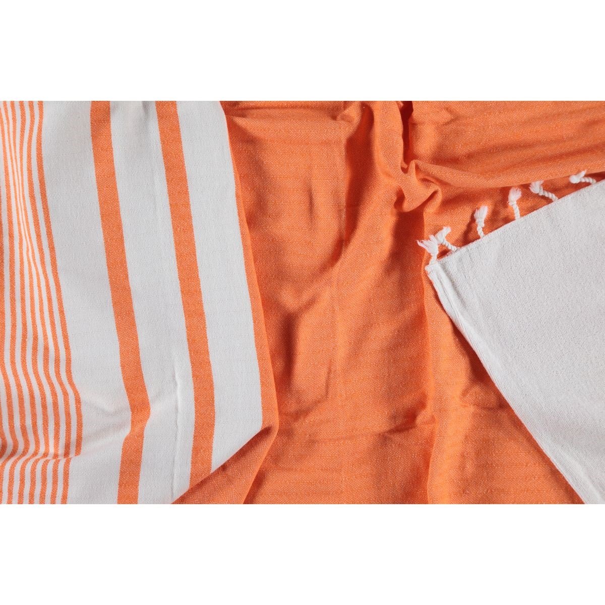 Nature Peshtemal with Towel Orange