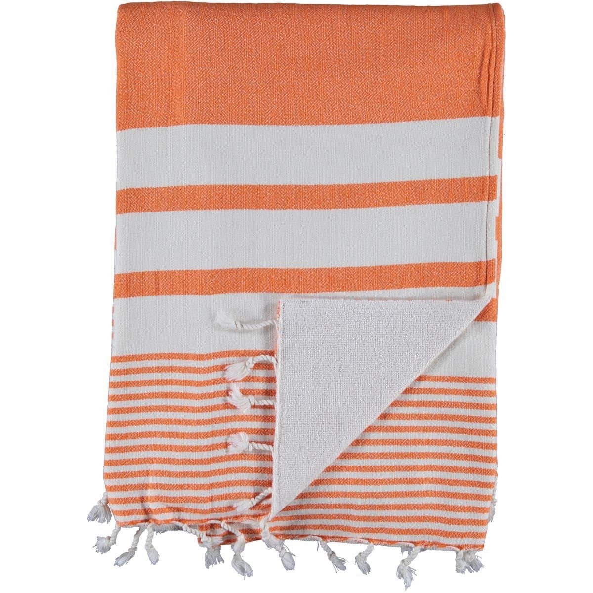 Nature Peshtemal with Towel Orange