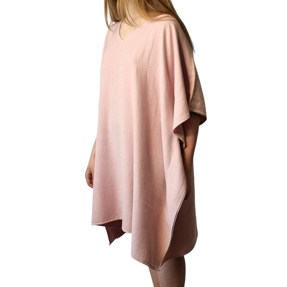 Stone Sultan V Neck Tunic Rose Pink