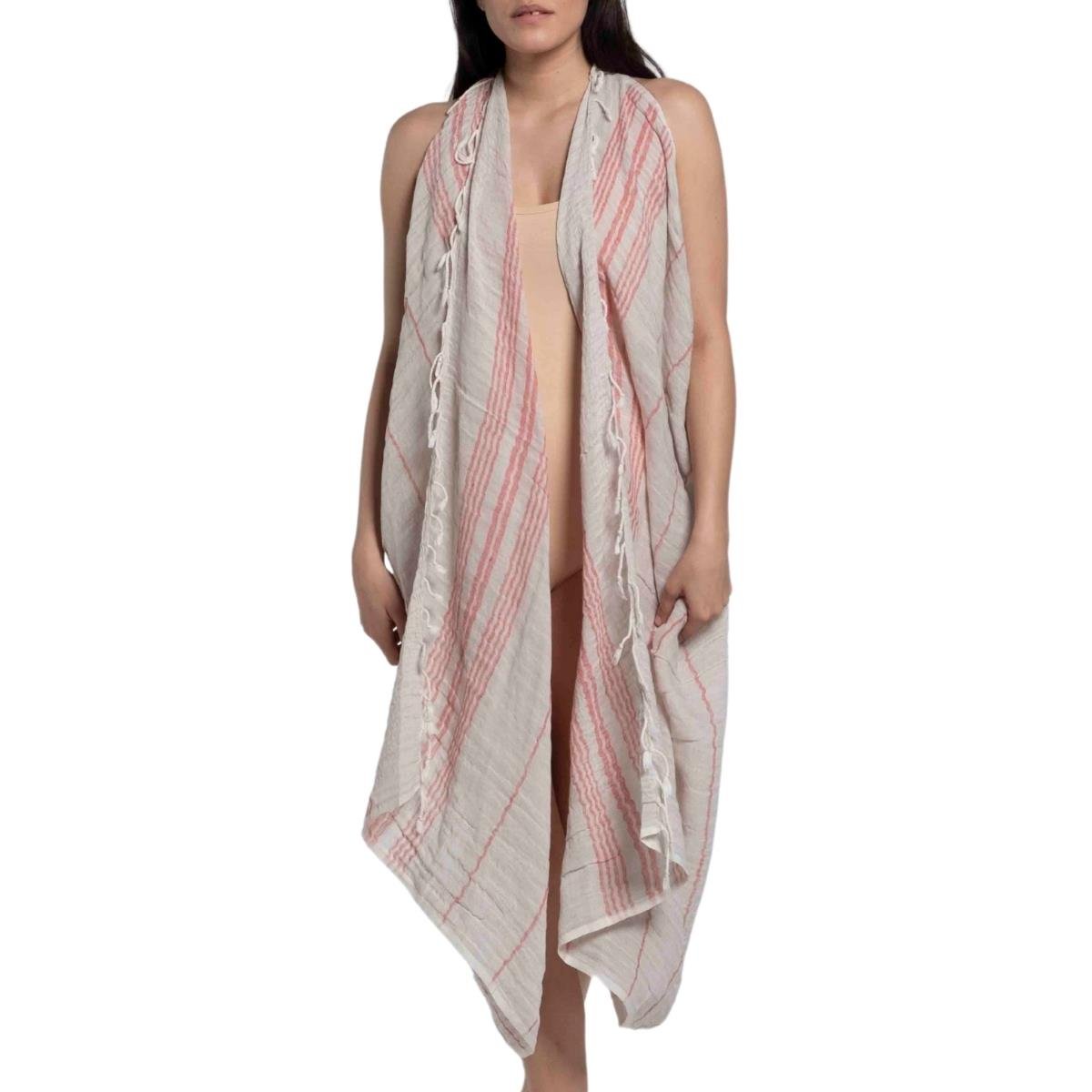 Toprak Pareo Taupe - Red