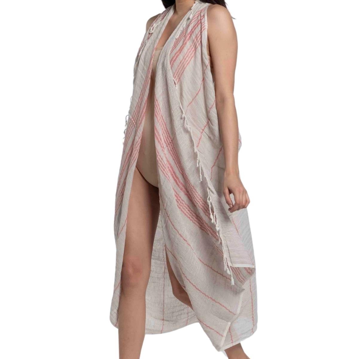 Toprak Pareo Taupe - Red