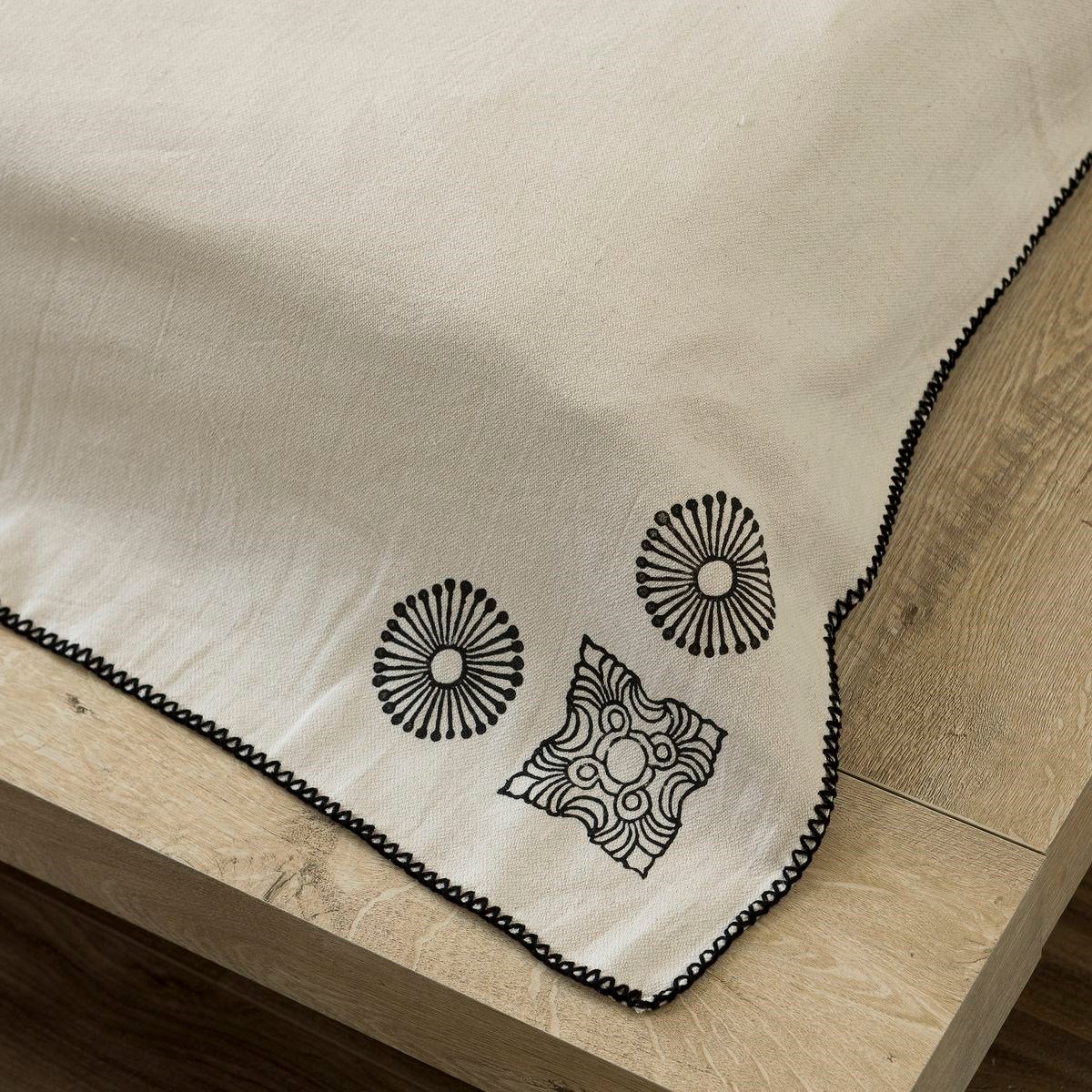 Zarife Throw Taupe - Dark Grey