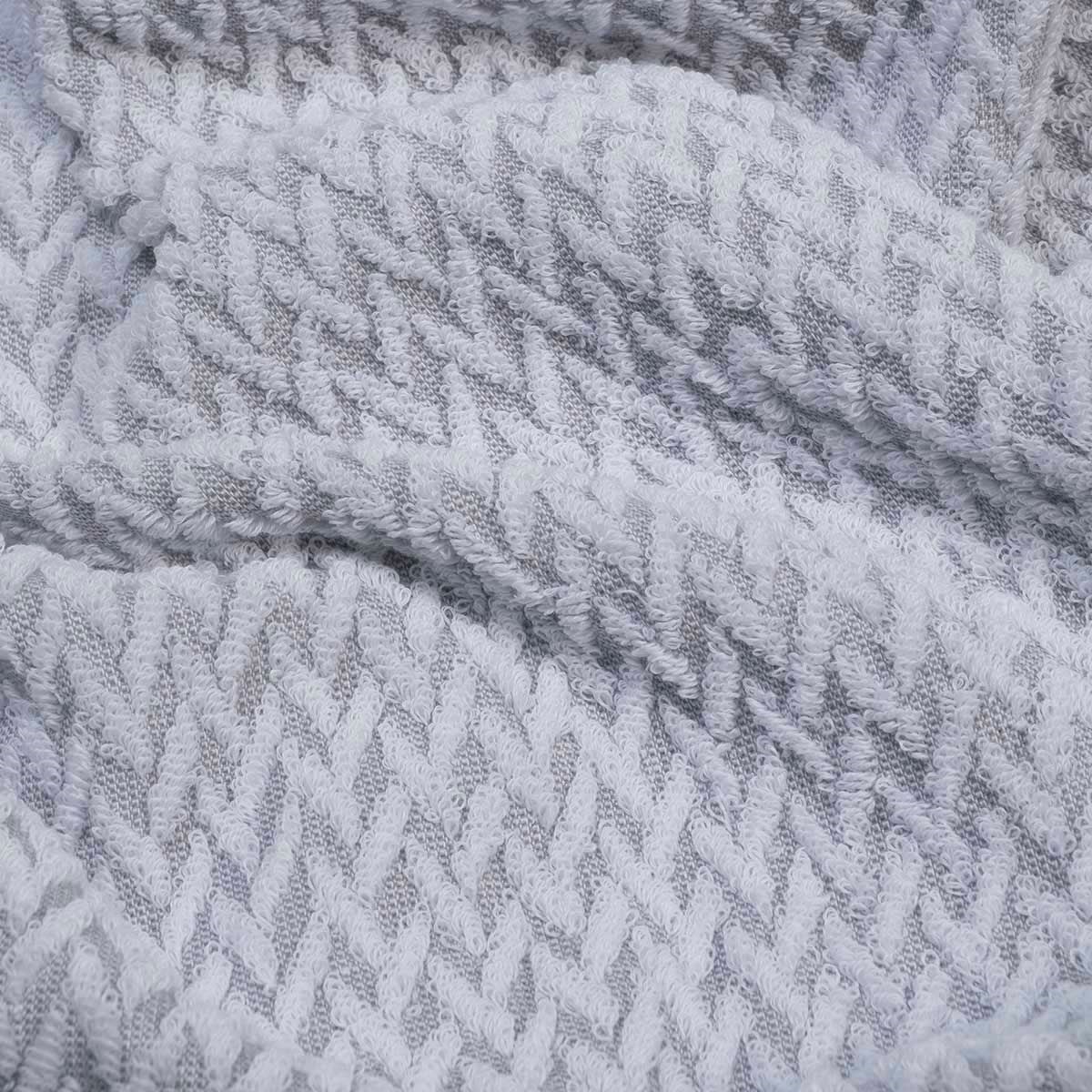 Zigzag Havlu Açık Gri