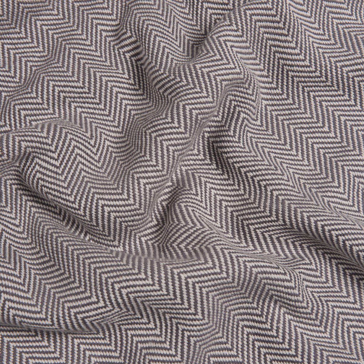 Zigzag Peshtemal Dark Grey