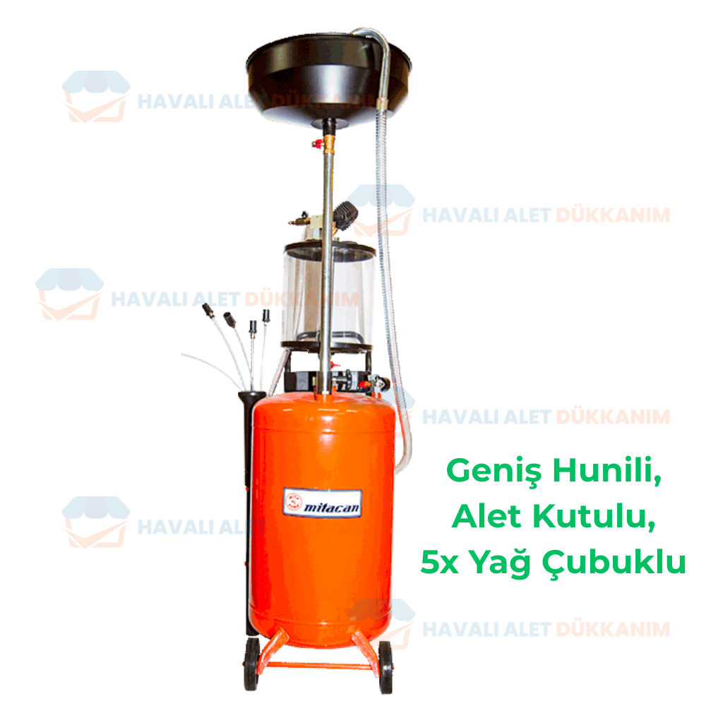 70 + 10 Lt. Karterden Yağ Emme