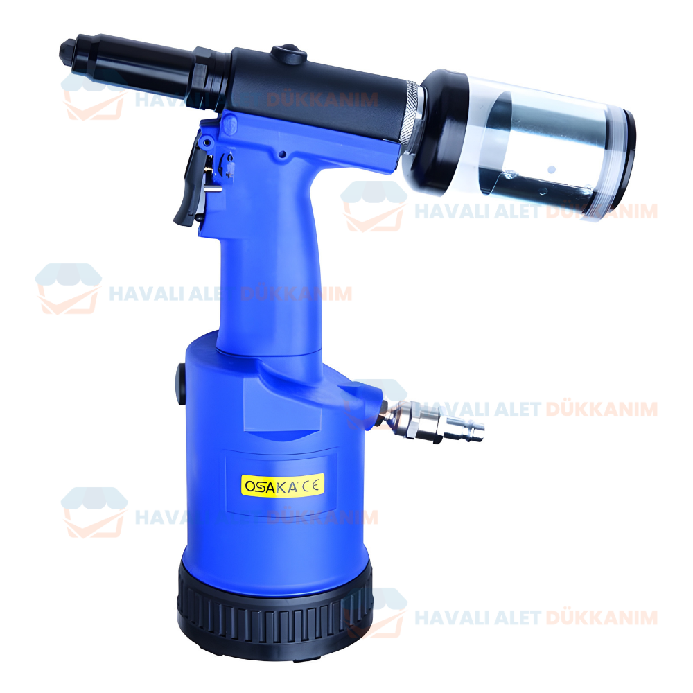 Havalı Perçin TabancasıOSAKA OPT 4000R Havalı Pop Perçin Vakumlu