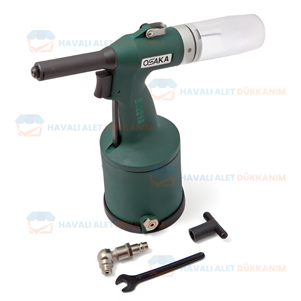 Havalı Perçin TabancasıOSAKA OPT-P 5012 Havalı Pop Perçin Vakumlu