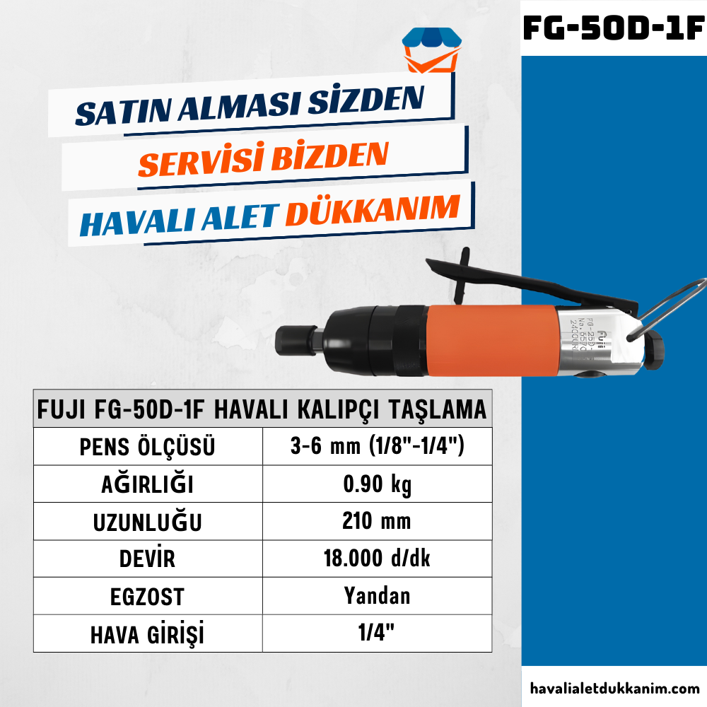 Havalı TaşlamaFUJI FG-50D-1F Havalı Kalıpçı Taşlama