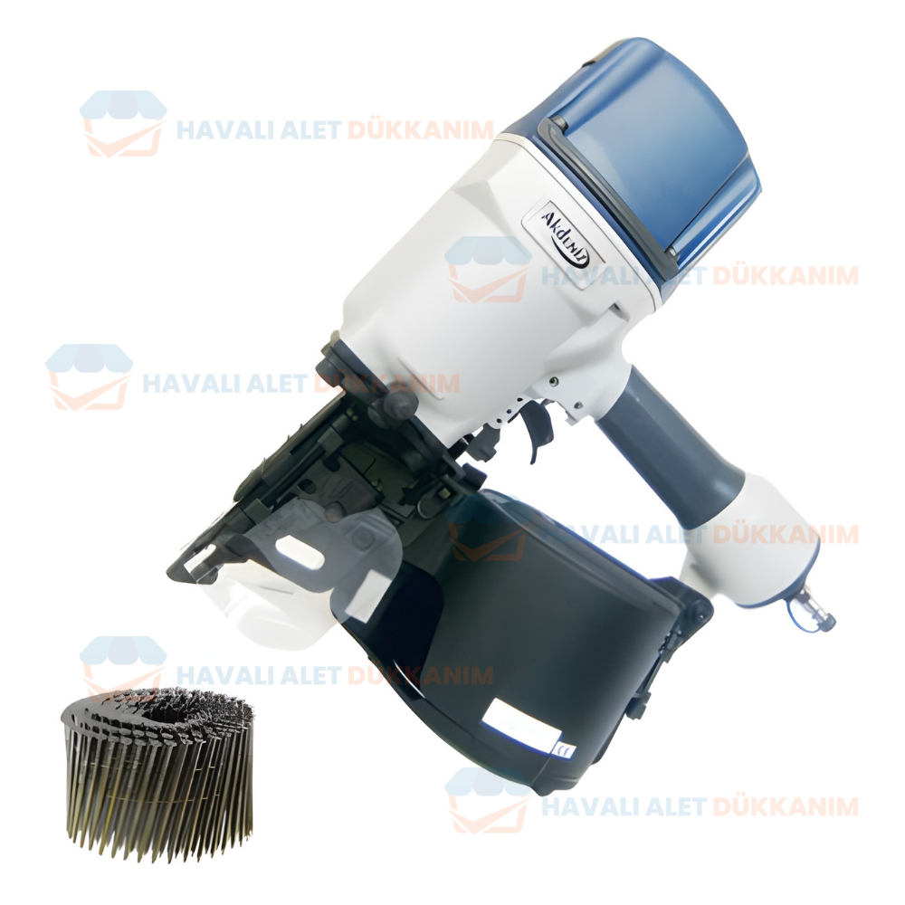 Havalı Zımba ve Çivi Çakma TabancasıAKDENİZ AKD C38/100-A1 Havalı Rulo Çivi Tabancası