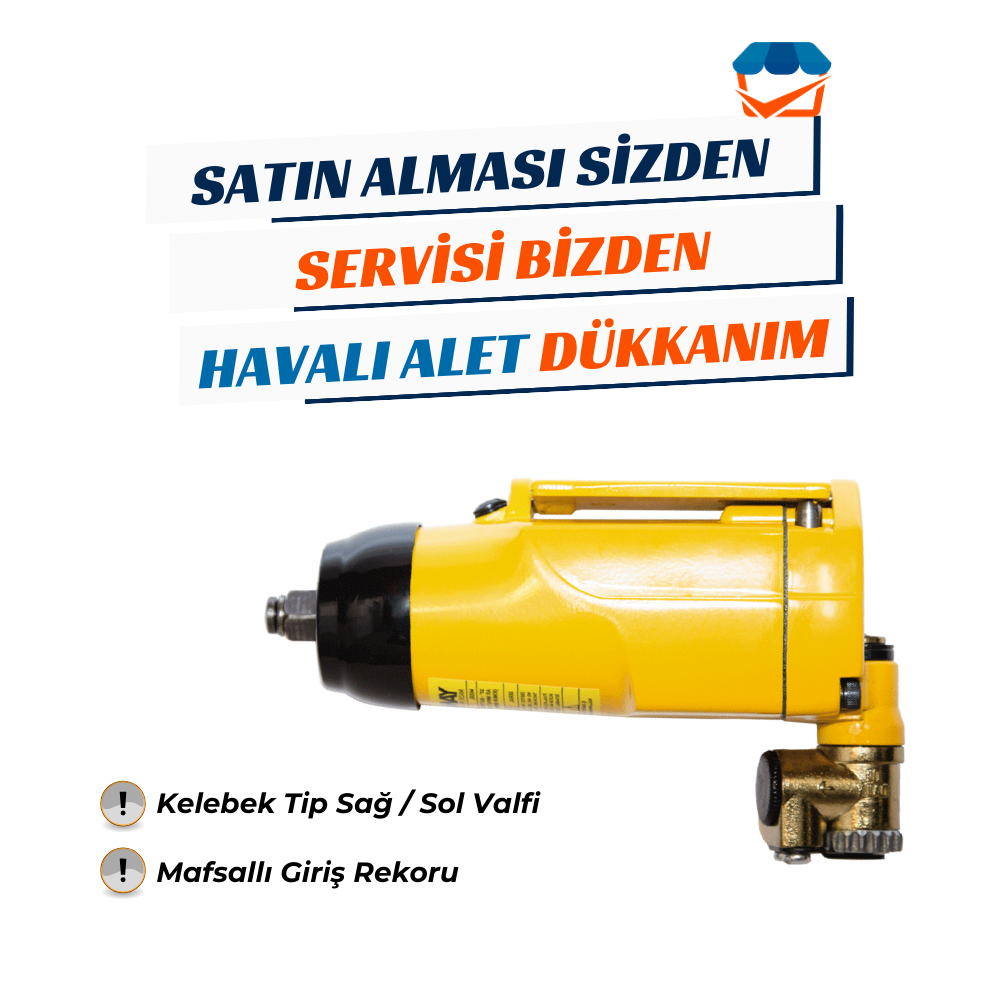 Kategorisiz3/8inç 10.4 kg. 10000 RPM Avuç İçi Havalı Somun Sökme