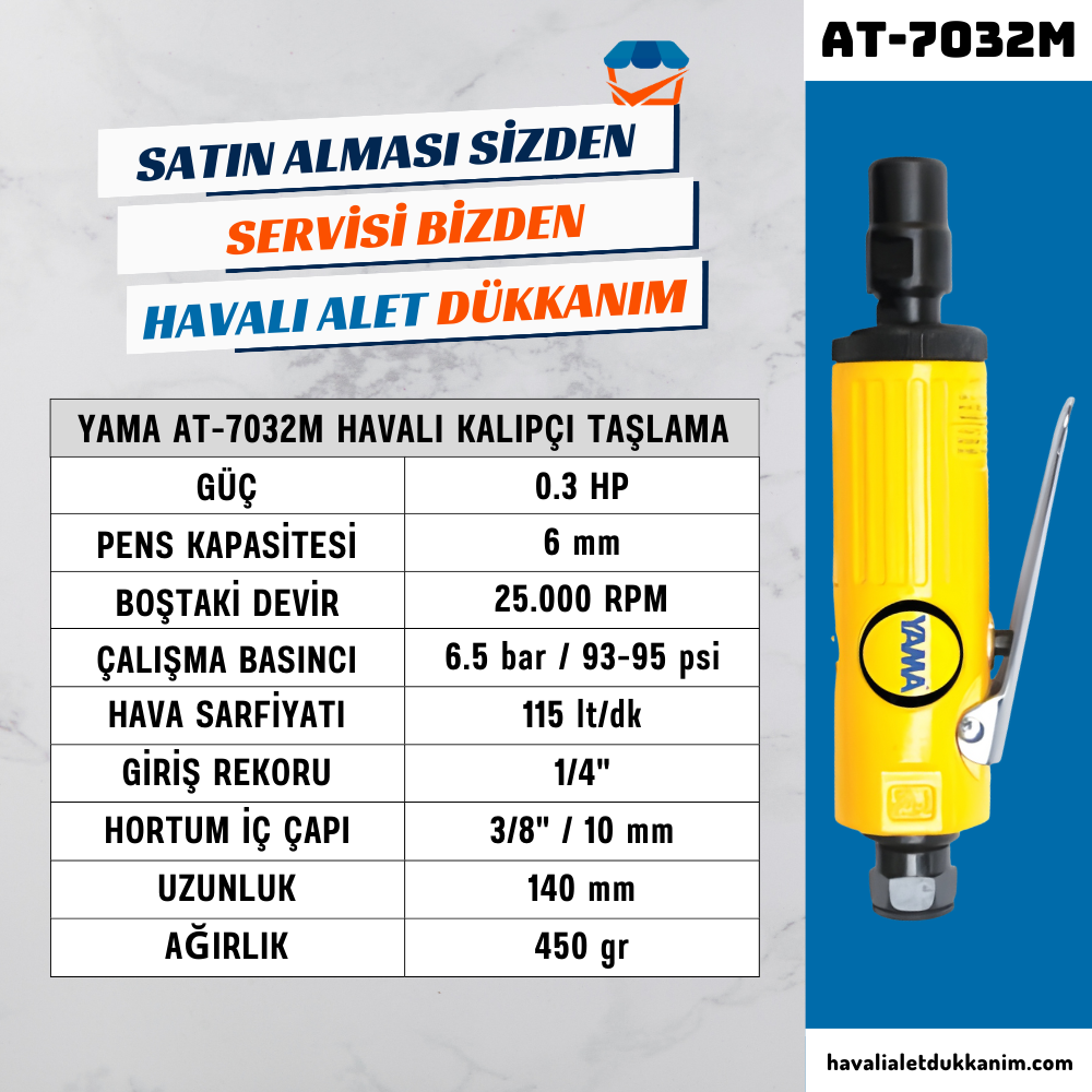 Kategorisiz6 mm. 25000 RPM Havalı Kalıpçı Taşlama