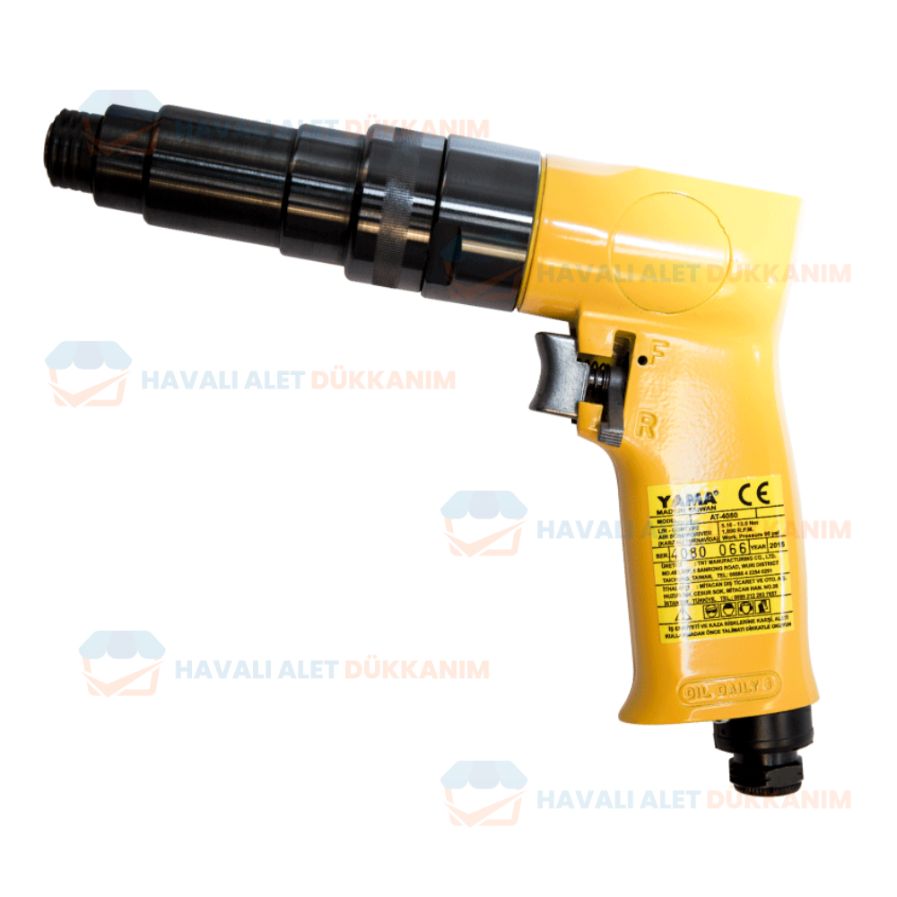 Kategorisiz6 mm. 1800 RPM Kabzalı Tip Havalı Tornavida