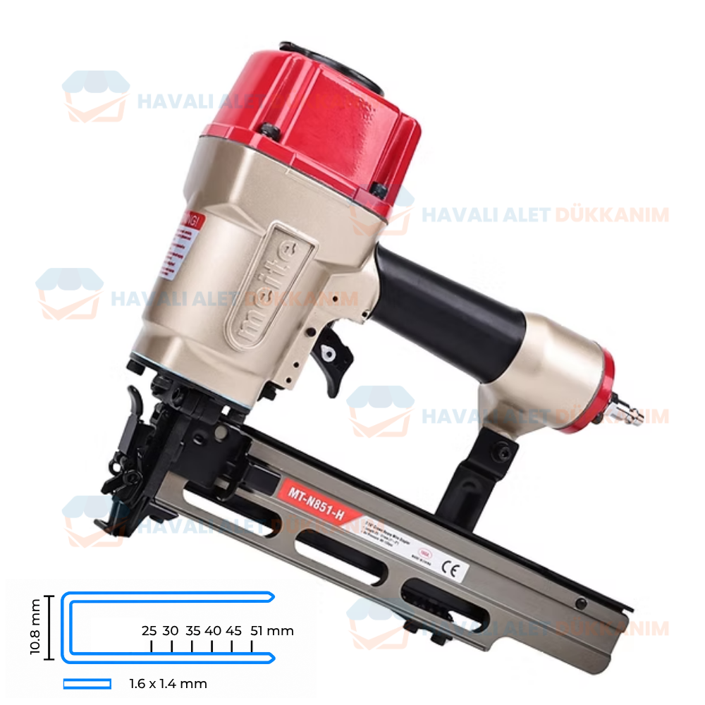 Meite 25-51mm 16GA U Zımba Tabancası