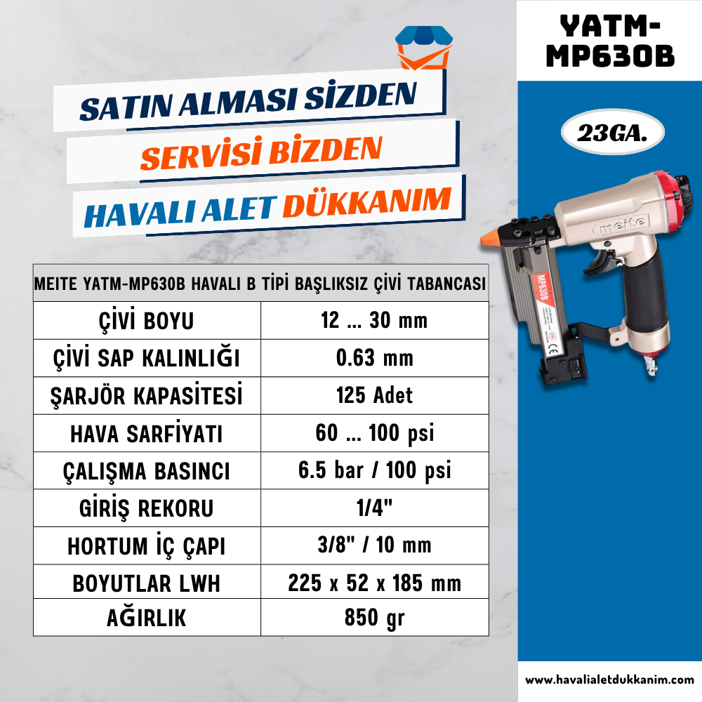 Meite 30mm Başlıksız Çivi Çakma Tabancası