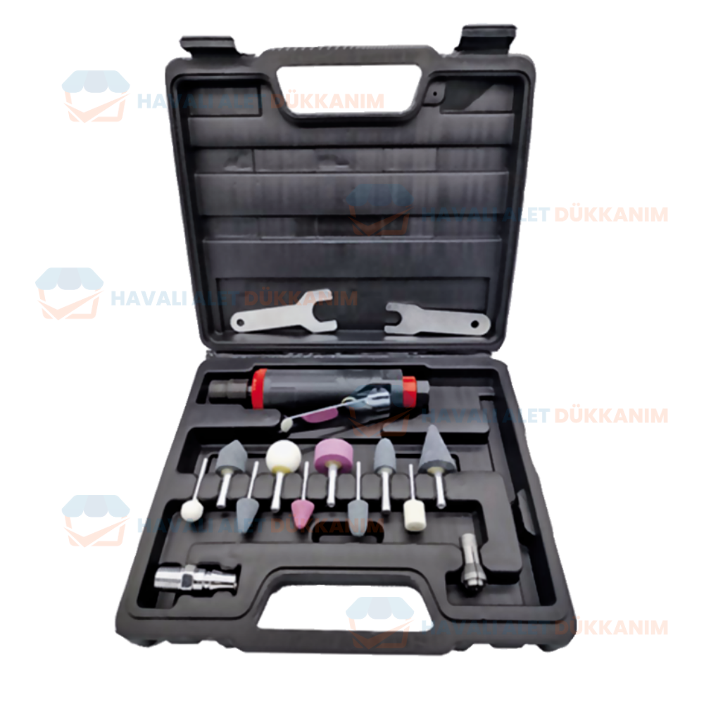 NTAirTools NTX-6670K Havalı Kalıpçı Taşlama Seti 6 mm