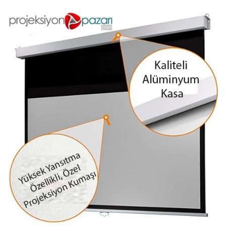 ArtScreen 250x190 Cm Motorlu Kumandalı Projeksiyon Perdesi