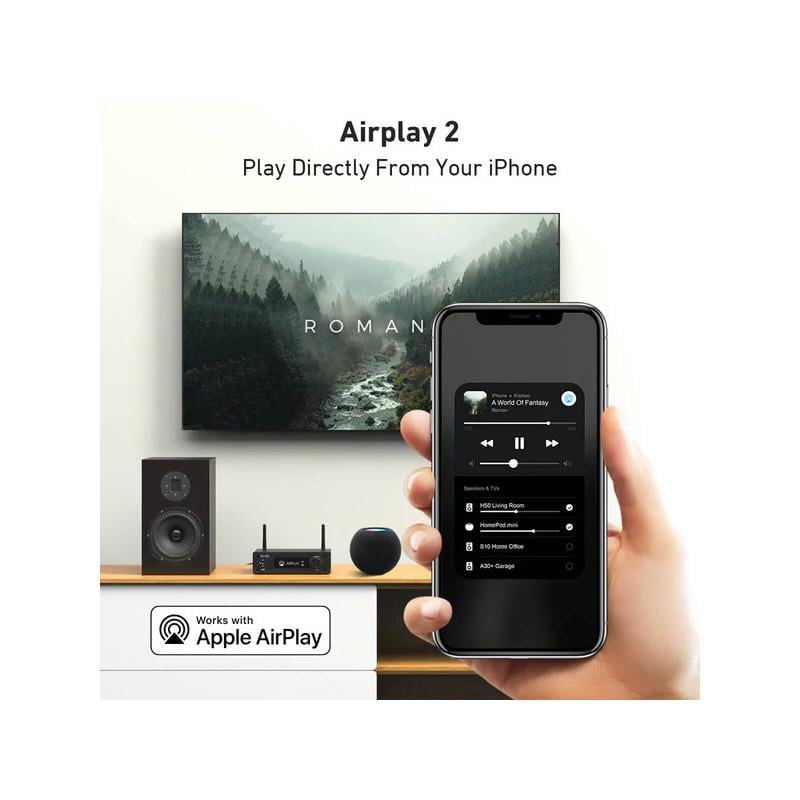 Arylic H50 Wireless Stereo Amplifier