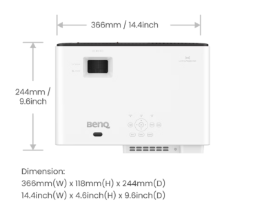 BenQ X500i 2200 Lümen 4K Oyun Projektörü