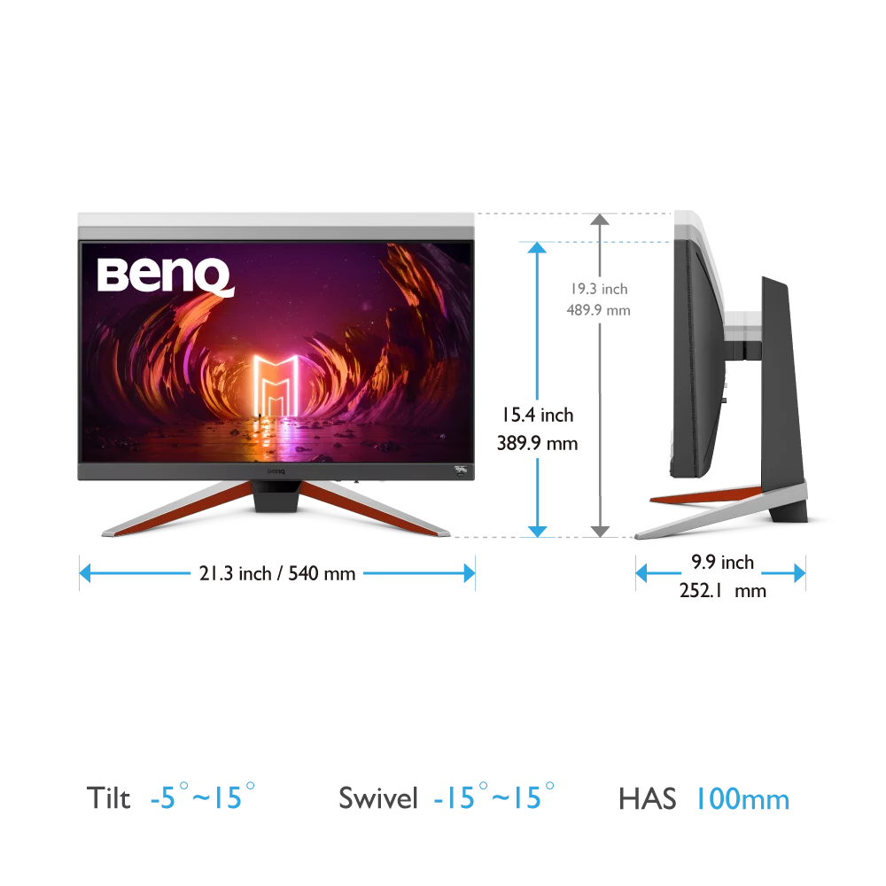 EX240 | MOBIUZ 1ms IPS 165Hz Oyun Monitörü