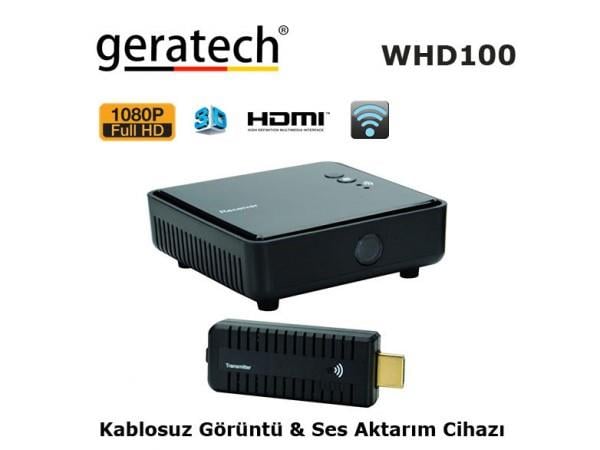 GERATECH WHD100 Kablosuz Görüntü-Ses Aktarım Cihazı