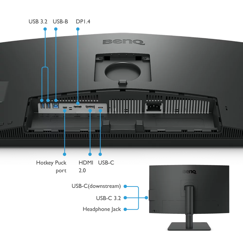 PD2706UA｜27 inç Ergo Arm 4K UHD P3 DisplayHDR 400 USB-C Tasarım Monitörü
