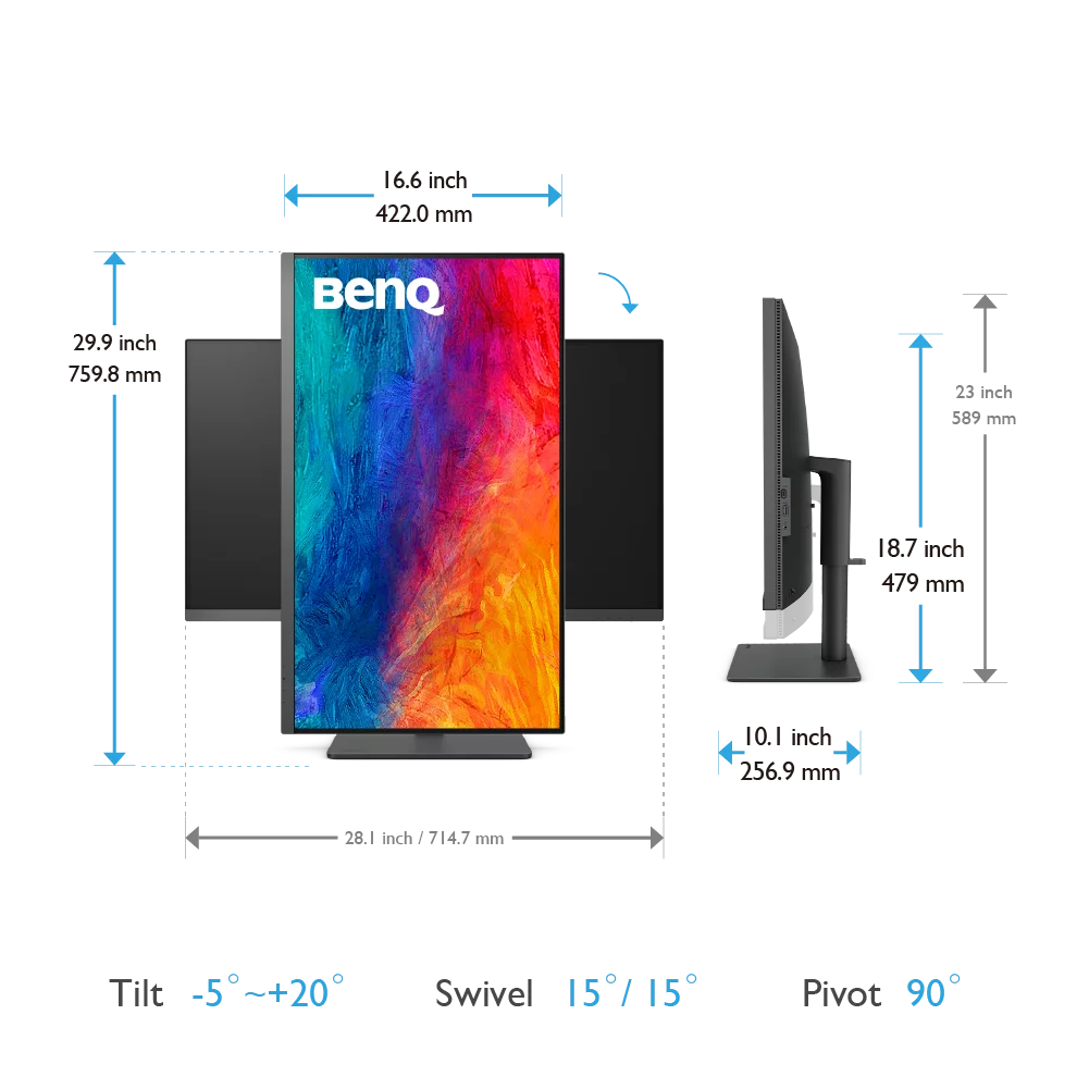 PD3205U｜31,5 inç 4K UHD sRGB USB-C Tasarım Monitörü