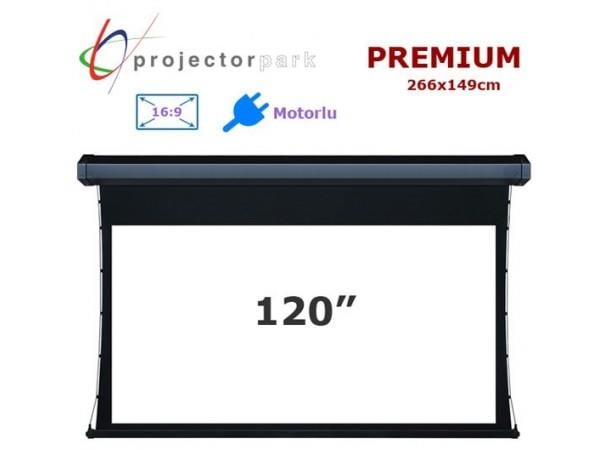 PROJECTORPARK Premium Ankastre 266 x 149 cm 16:9 120
