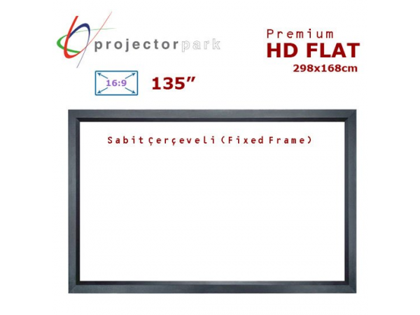 PROJECTORPARK Premium HD Flat 298 x 168 cm 16:9 135
