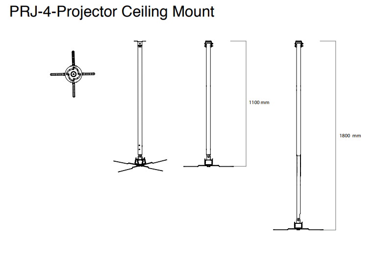 PROSCREEN ULTIMATE PRJ-4 110cm-180cm ASKI APARATI