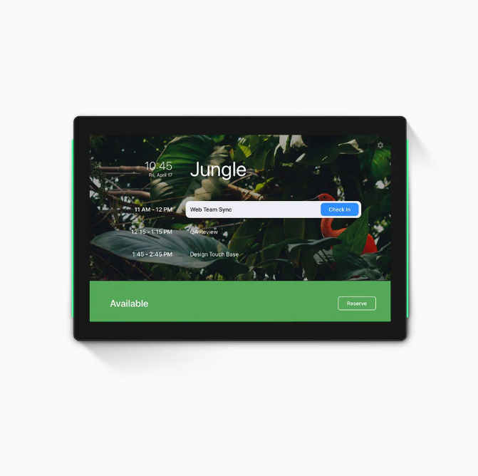 Rocware RT13 Dokunmatik Panel Oda Planlaması ve Toplantı Kontrolörü