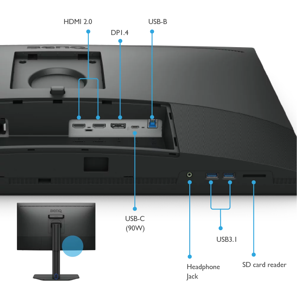 SW272U｜27 inç 4K AdobeRGB 90W USB-C Fotoğrafçı Monitörü