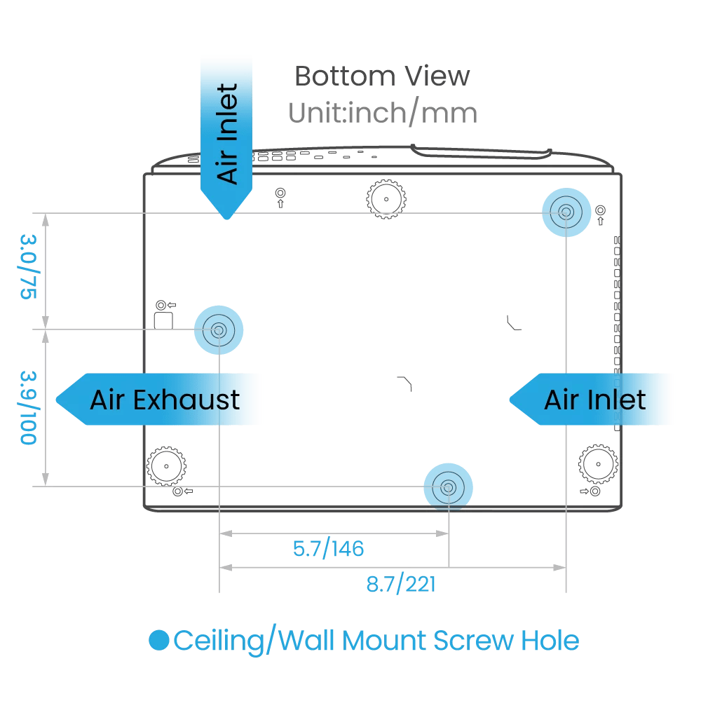 TK710｜4K 3200lm Lazer Günlük Oyun Projektörü 4.16 ms Giriş Gecikmesi