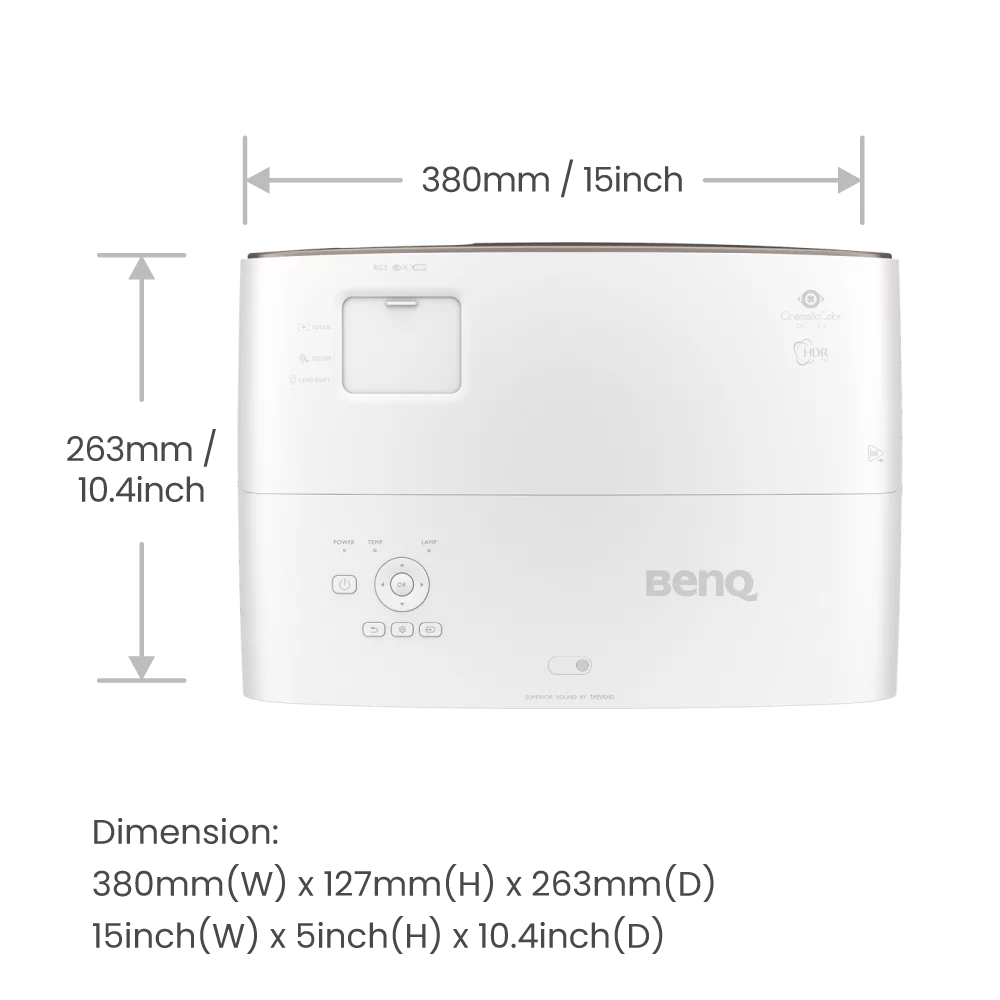 W2710i｜Mükemmel HDR ve DCI-P3 Özelliğine Sahip Akıllı Ev Sineması Gerçek 4K Projektör