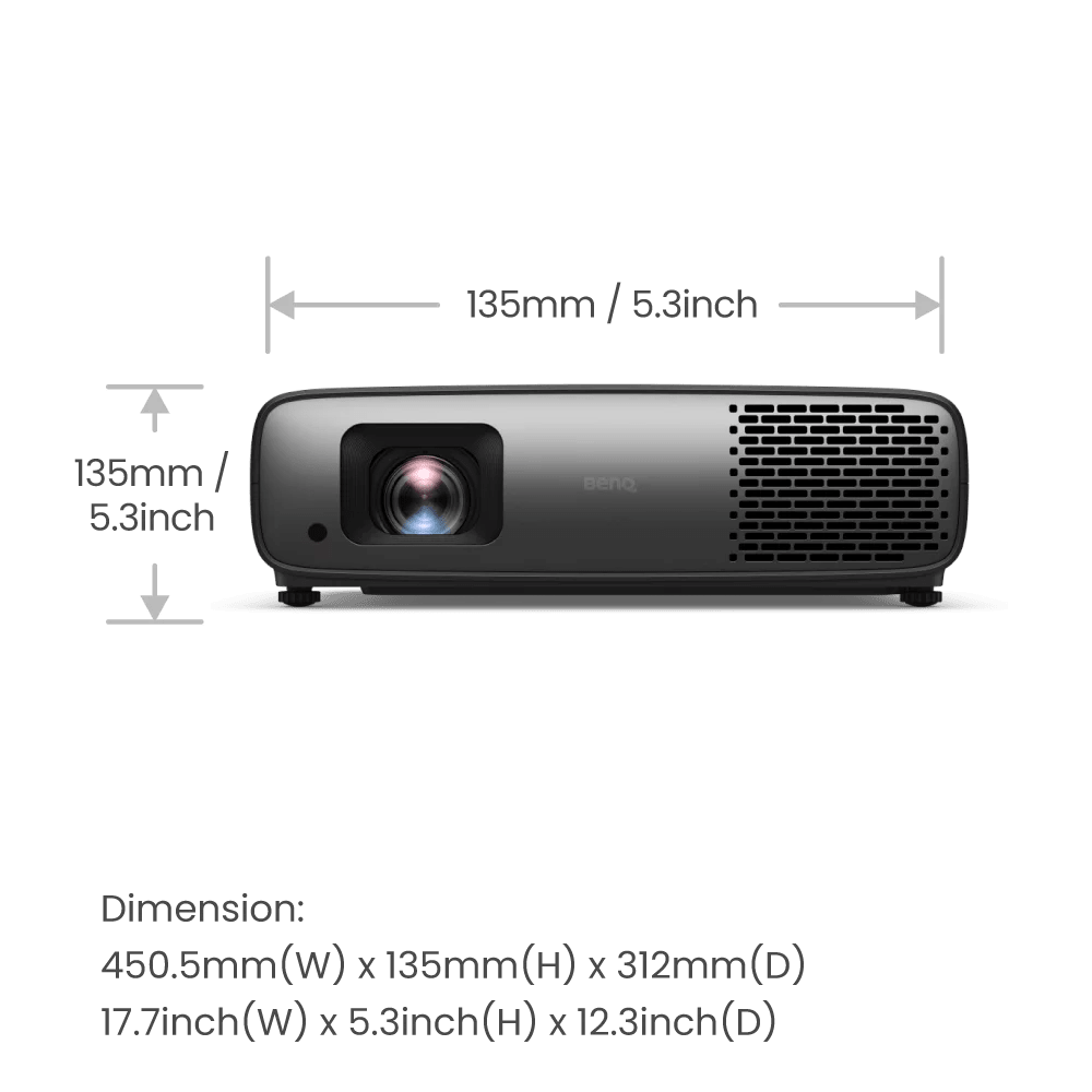 W4000i | AV Odaları için %100 DCI-P3 özellikli HDR LED 3200 lm Ev Sineması 4K Projektörü