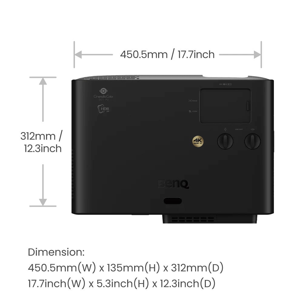 W4000i | AV Odaları için %100 DCI-P3 özellikli HDR LED 3200 lm Ev Sineması 4K Projektörü