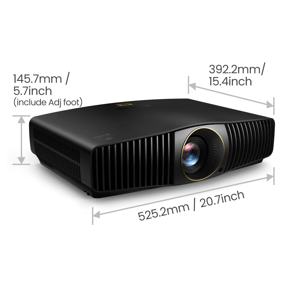 W5800 | %100 DCI-P3 ve Delta E  1 ile Gerçek 4K Lazer Projektör