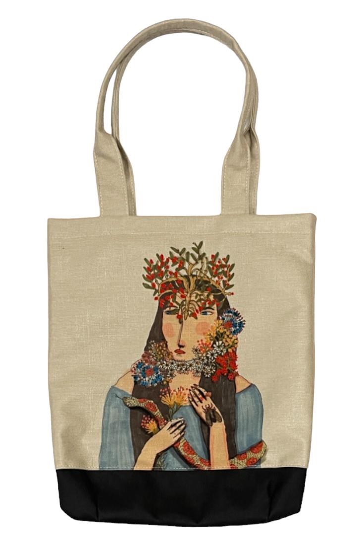 Day Bag - Çiçeklerin Kraliçesi Portresi