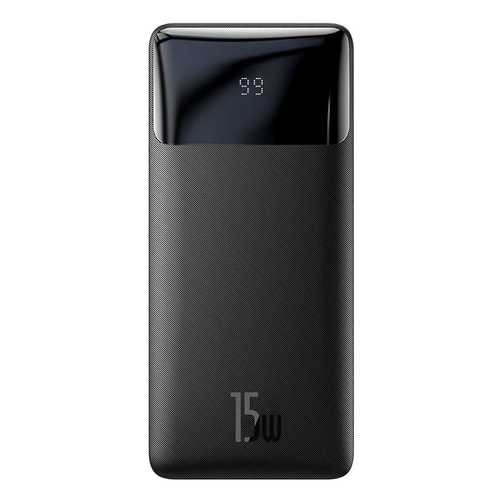 Baseus Bipow 10000mAh 15W Dijital Ekranlı Powerbank | Type-C & USB Çıkışlı Taşınabilir Şarj Cihazı