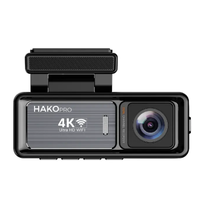 HAKO PRO 4K UHD Geniş Ekran Araç Kamerası - Çift Kamera, WiFi, Gece Görüşü, Arka Kamera Dahil