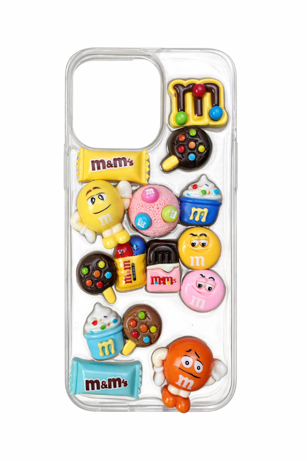 iPhone  3D M&M Karakterli Telefon Kılıfı