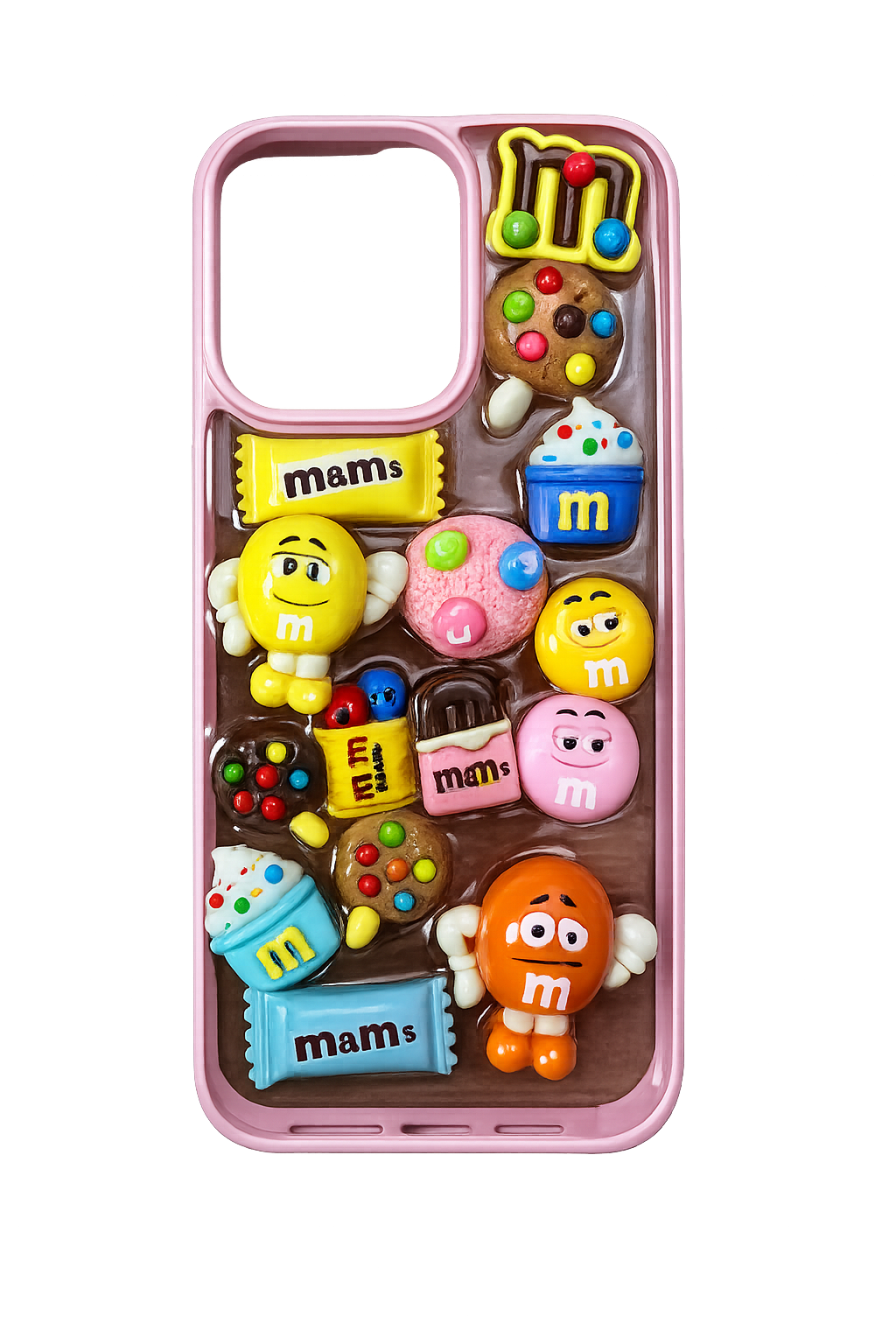 iPhone  3D M&M Karakterli Telefon Kılıfı