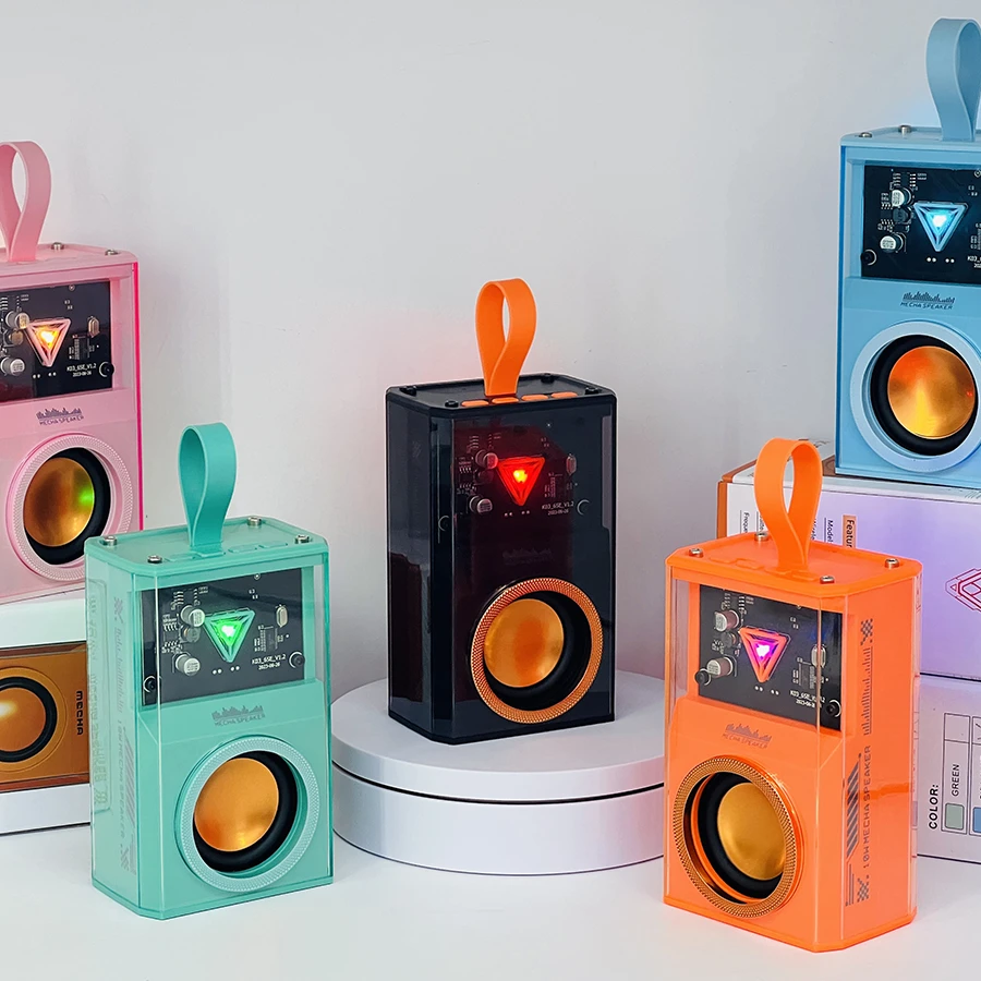 K3 Mecha Speaker 10W Bluetooth 5.3 Hoparlör | RGB Tasarım ve Derin Bas Teknolojisi